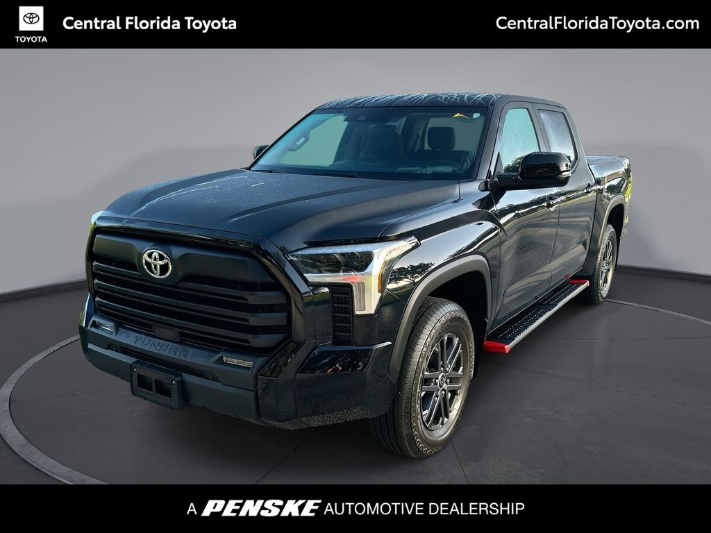 Midnight Black Metallic 2024 Toyota Tundra Pickup Truck Four-Wheel Drive Automatic