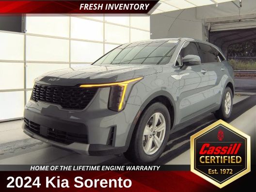 Everlasting Silver 2024 Kia Sorento SUV / Crossover Front-Wheel Drive 8-Speed Automatic