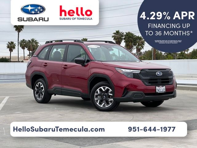 Crimson Red Pearl 2026 Subaru Forester Crossover AWD SUV / Crossover All-Wheel Drive Continuously Variable Transmission