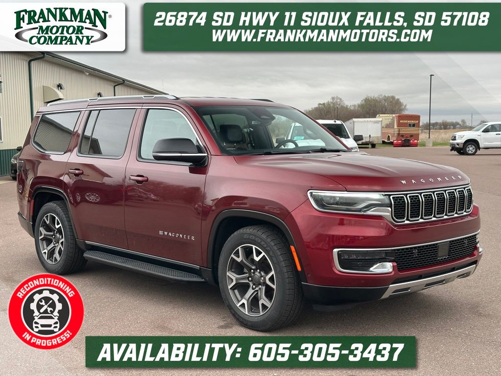 Velvet Red Pearlcoat 2024 Jeep Wagoneer Series III 4WD SUV / Crossover Four-Wheel Drive 8-Speed Automatic