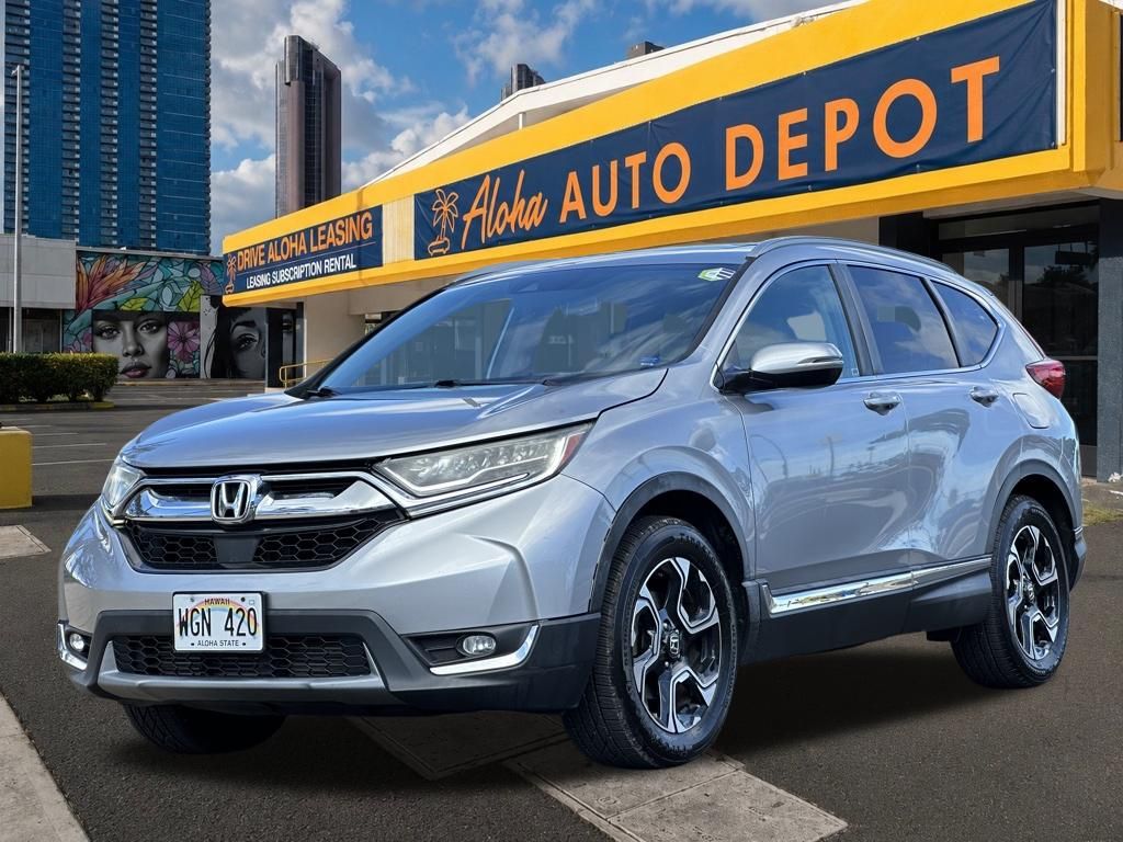 Lunar Silver Metallic 2017 Honda CR-V SUV / Crossover Front-Wheel Drive Continuously Variable Transmission