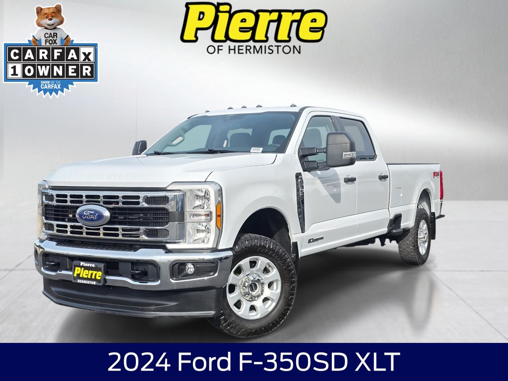 Oxford White 2024 Ford F-350 Super Duty Pickup Truck Four-Wheel Drive Automatic