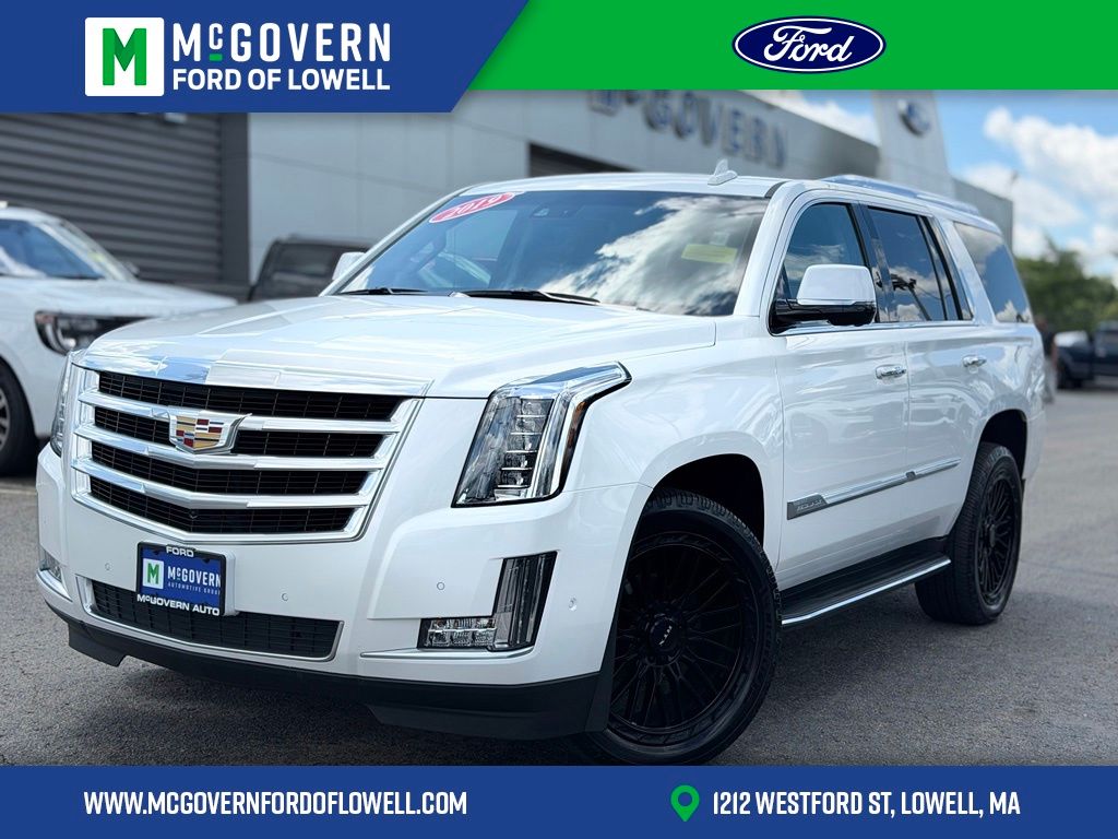 Crystal White Tricoat 2019 Cadillac Escalade SUV / Crossover Four-Wheel Drive