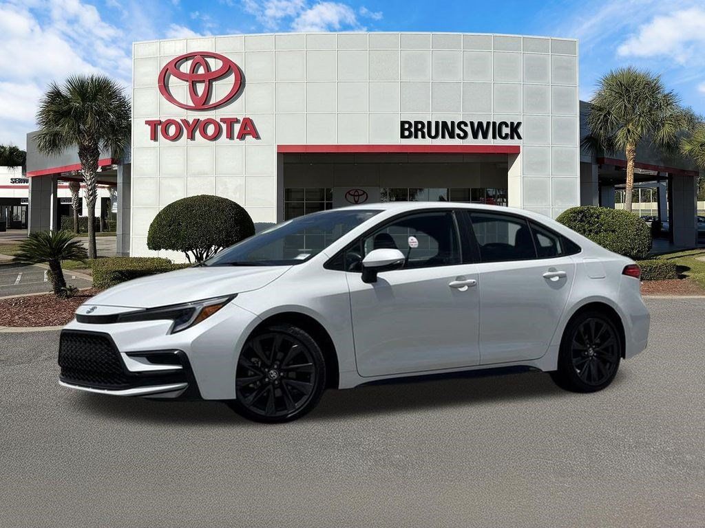 Pearl 2024 Toyota Corolla Sedan Front-Wheel Drive Continuously Variable Transmission