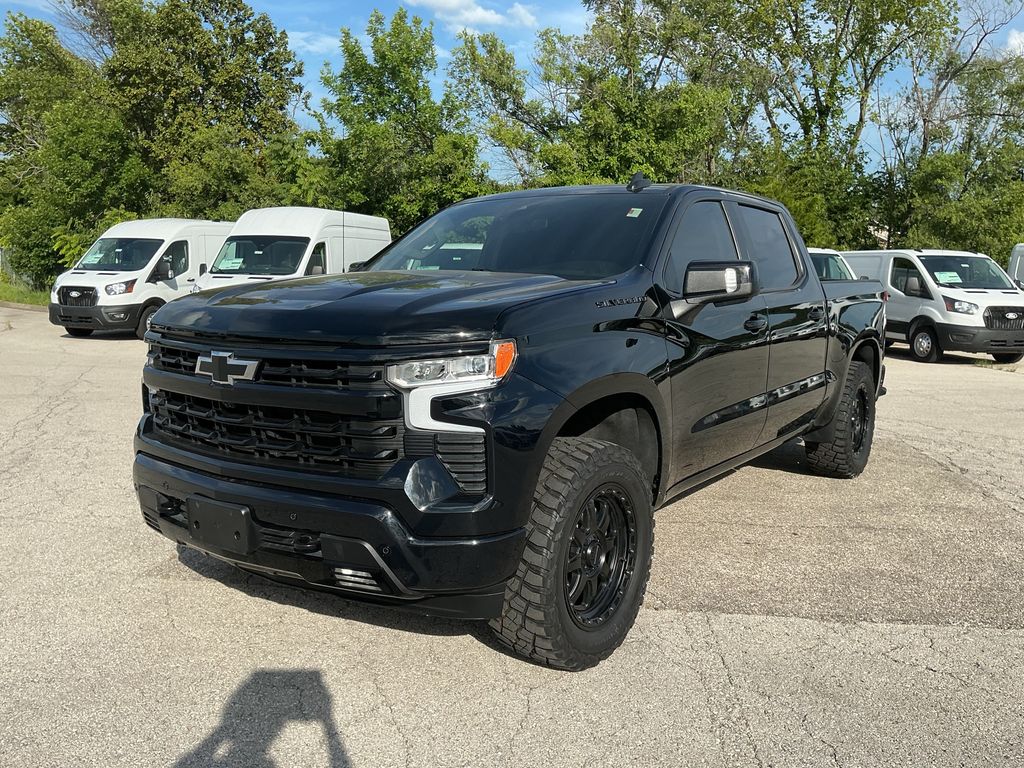 Black 2024 Chevrolet Silverado 1500 Pickup Truck Four-Wheel Drive Automatic