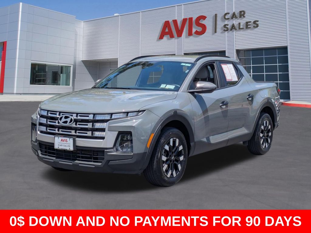 Gray 2025 Hyundai Santa Cruz SEL Crew Cab AWD Pickup Truck All-Wheel Drive 8-Speed Automatic