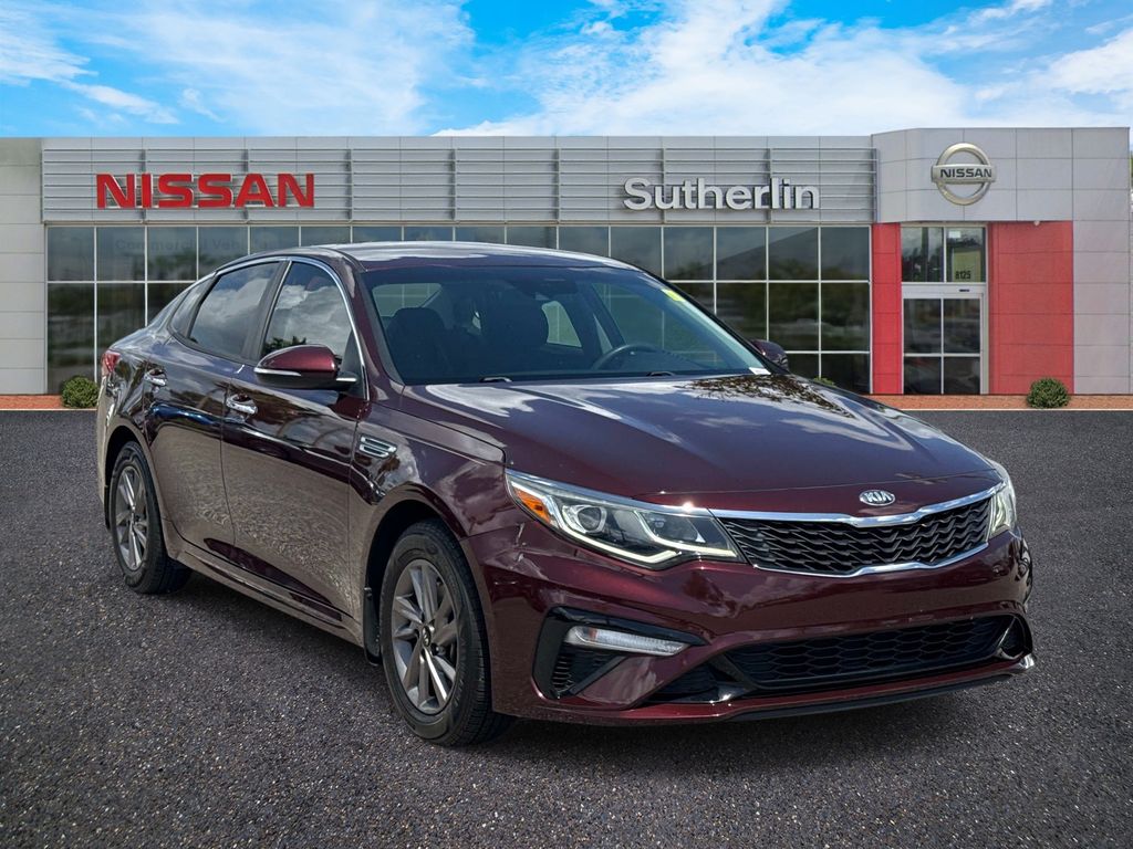 Red (Sangria) 2020 Kia Optima LX FWD Sedan Front-Wheel Drive 6-Speed Automatic
