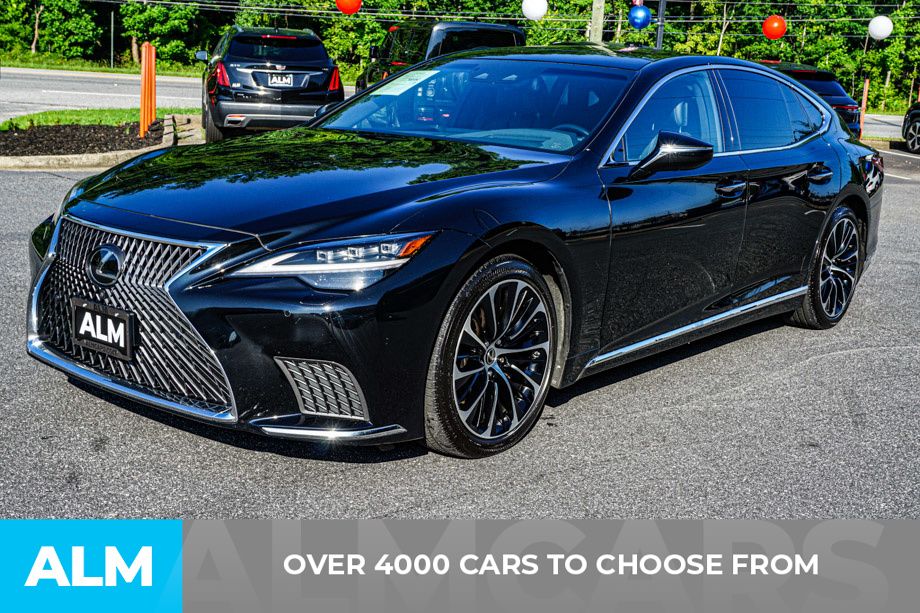 Used 2022 Black Lexus 500 Base image 3