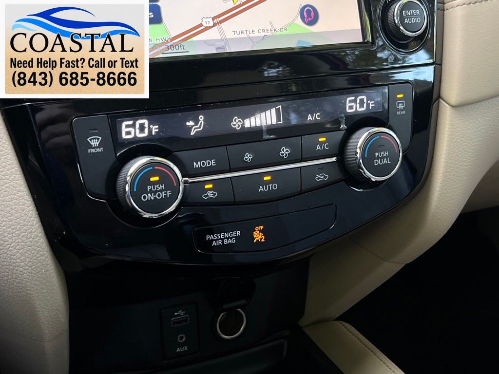 2017 Nissan Rogue SL Red at Coastal Chevrolet Cadillac