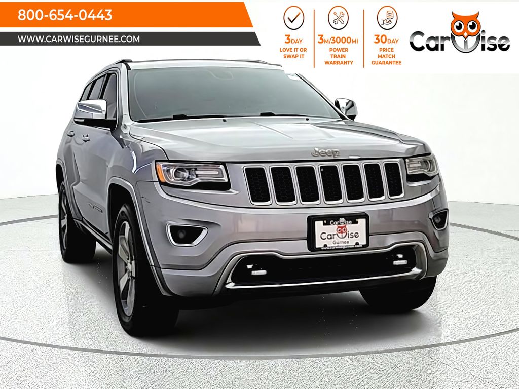 Billet Silver Metallic Clearcoat 2015 Jeep Grand Cherokee SUV / Crossover Four-Wheel Drive 8-Speed Automatic
