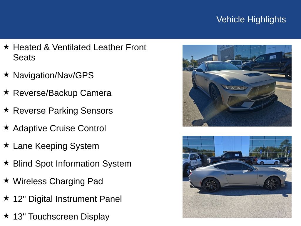 2024 Ford Mustang GT Premium Fastback