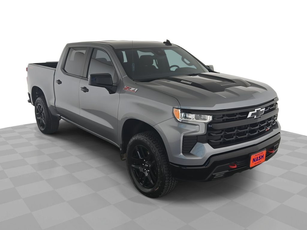 Sterling Gray Metallic 2024 Chevrolet Silverado 1500 Pickup Truck Four-Wheel Drive Automatic