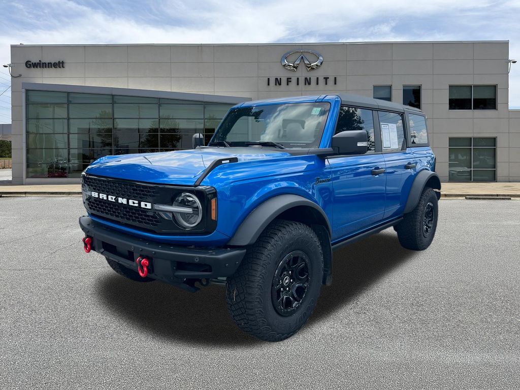 Blue Metallic 2024 Ford Bronco Wildtrak 4-Door 4WD SUV / Crossover Four-Wheel Drive Automatic