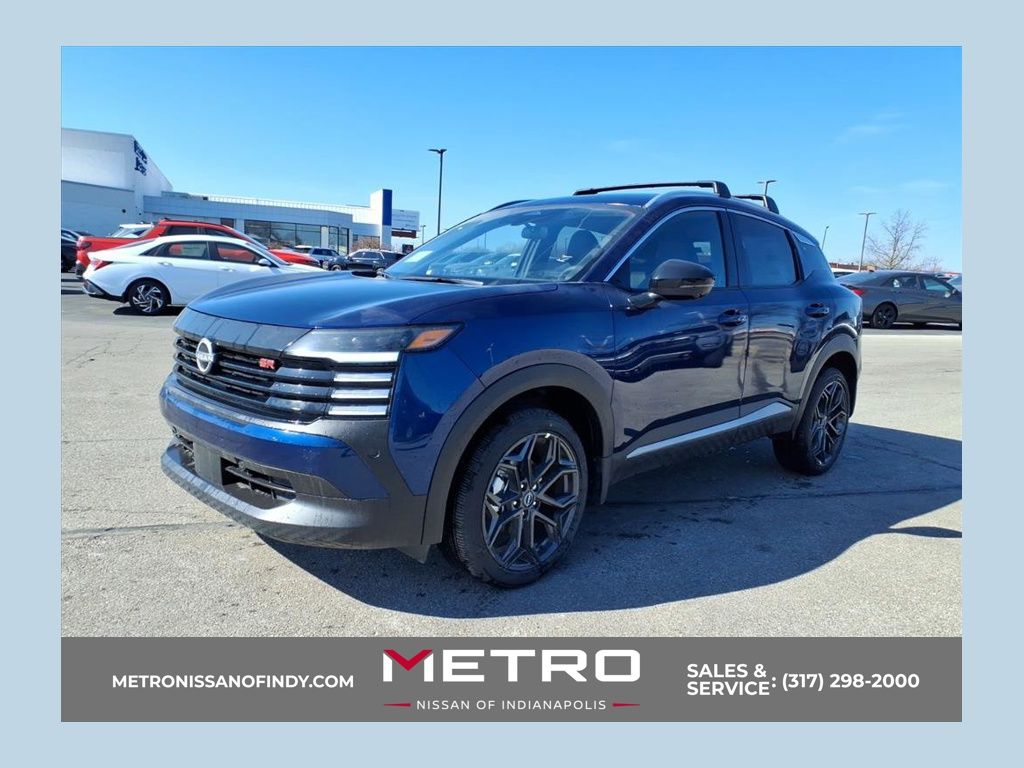 Deep Blue Pearl 2026 Nissan Kicks SUV / Crossover Front-Wheel Drive Continuously Variable Transmission