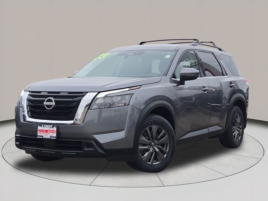 Gray (Gun Metallic) 2023 Nissan Pathfinder SUV / Crossover All-Wheel Drive 9-Speed Automatic