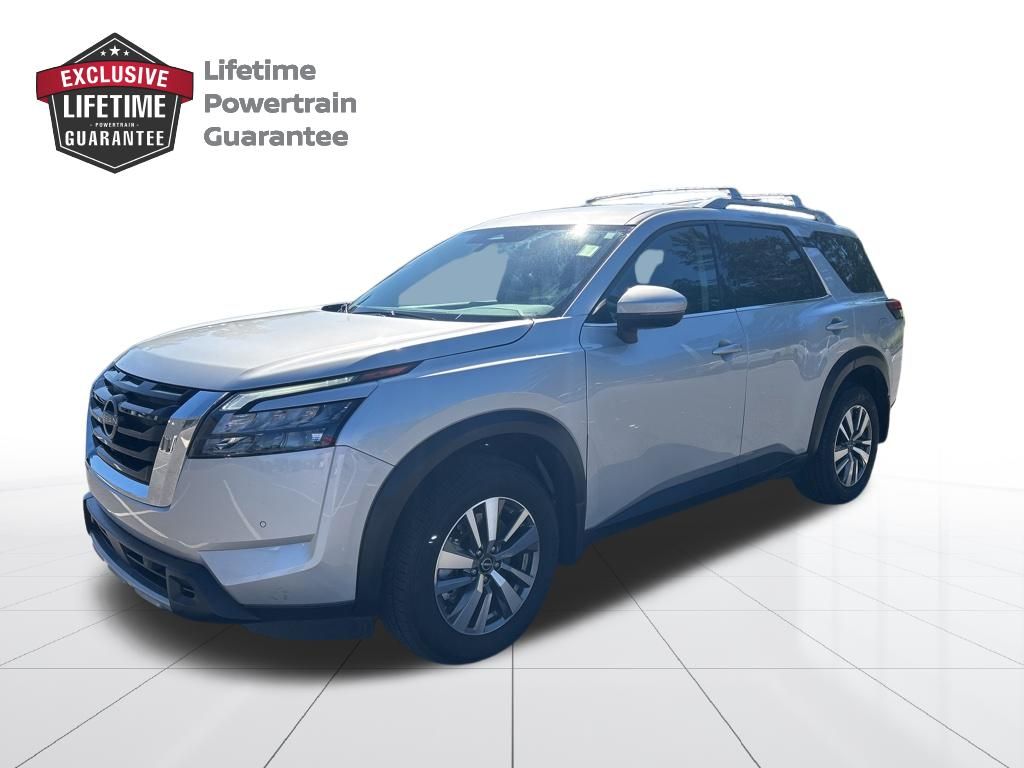2025 Nissan Pathfinder SL Silver at Coastal Chevrolet Cadillac
