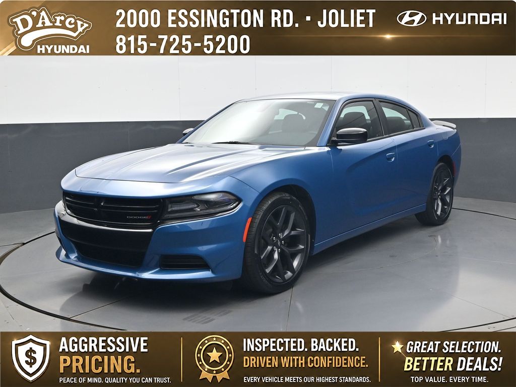 Blue (Frostbite) 2020 Dodge Charger SXT RWD Sedan Rear-Wheel Drive 8-Speed Automatic