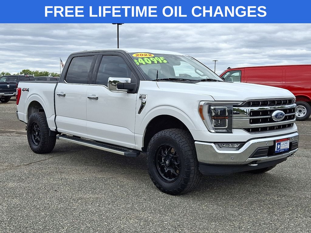 Oxford White 2022 Ford F-150 Pickup Truck Four-Wheel Drive Automatic