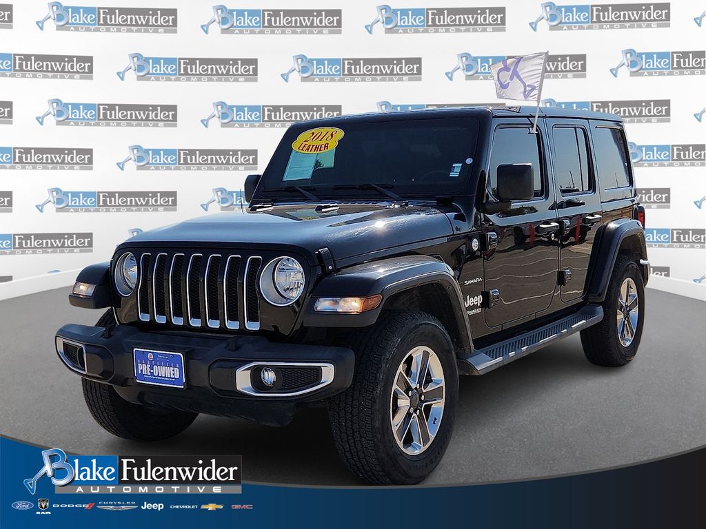 Black Clearcoat 2018 Jeep Wrangler SUV / Crossover Four-Wheel Drive 8-Speed Automatic