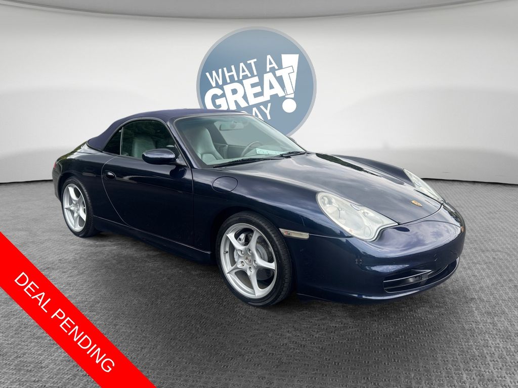 Lapis Blue Metallic 2003 Porsche 911 Convertible All-Wheel Drive 5-Speed Automatic