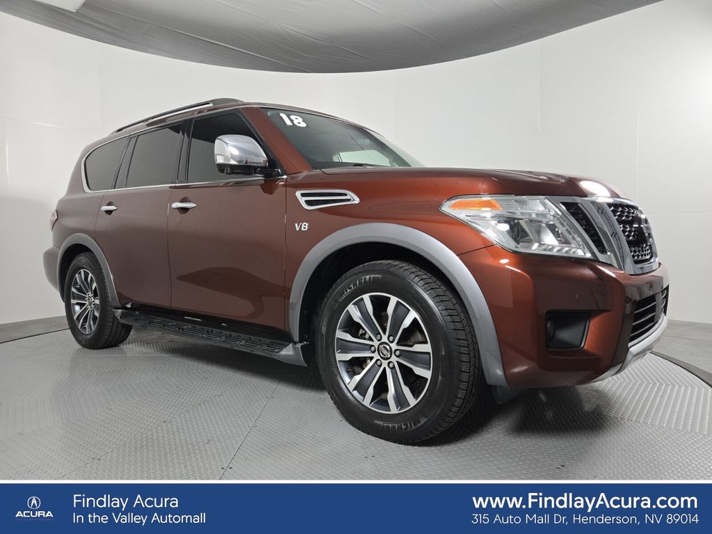 Red (Forged Copper) 2018 Nissan Armada SUV / Crossover 4X2 7-Speed Automatic