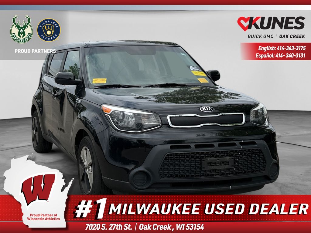 Shadow Black 2016 Kia Soul Wagon Front-Wheel Drive 6-Speed Automatic