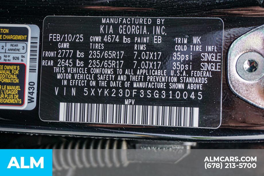 Used 2025 Black Kia LX image 53