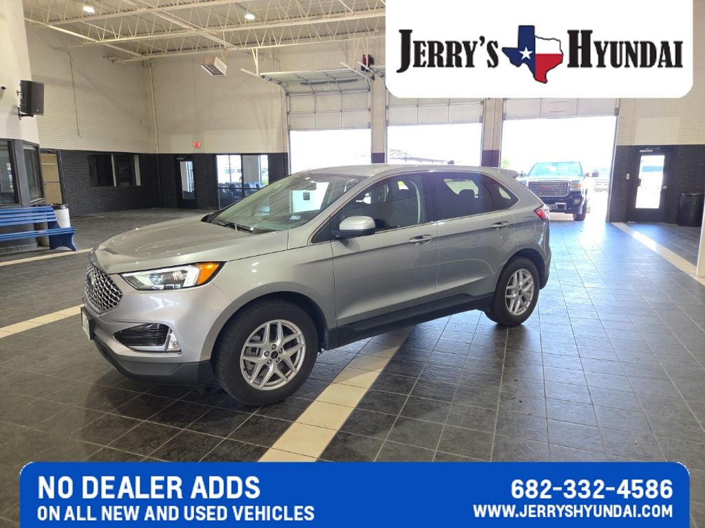Iconic Silver Metallic 2023 Ford Edge SUV / Crossover All-Wheel Drive 8-Speed Automatic