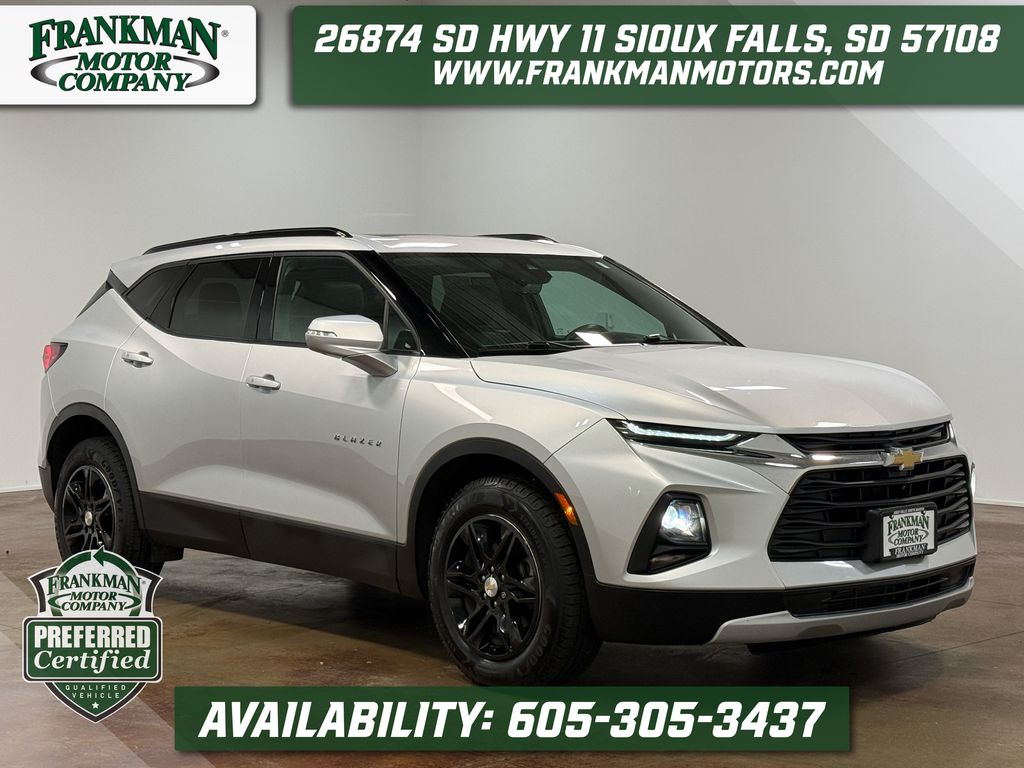 Silver Ice Metallic 2020 Chevrolet Blazer 3LT AWD SUV / Crossover All-Wheel Drive 9-Speed Automatic
