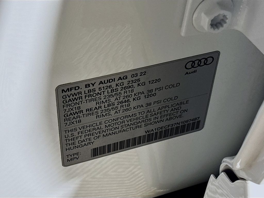 2022 Audi Q3 Premium