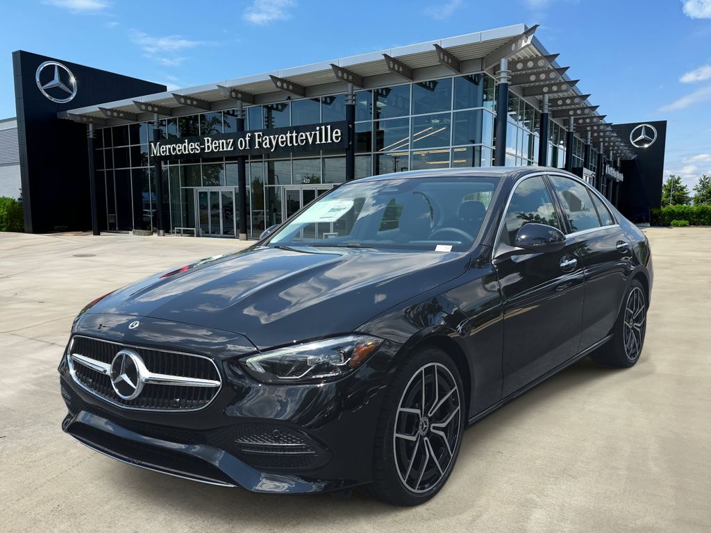 Black 2026 Mercedes-Benz C-Class Sedan Rear-Wheel Drive 9-Speed Automatic