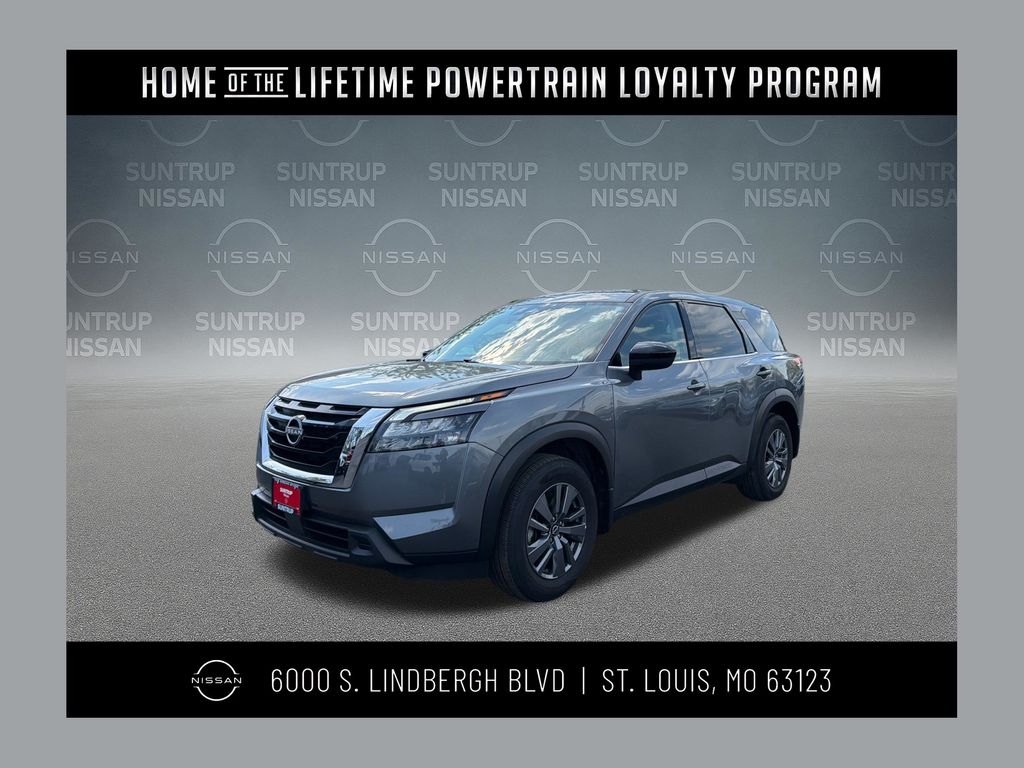 Gray (Gun Metallic) 2025 Nissan Pathfinder S 4WD SUV / Crossover All-Wheel Drive 9-Speed Automatic
