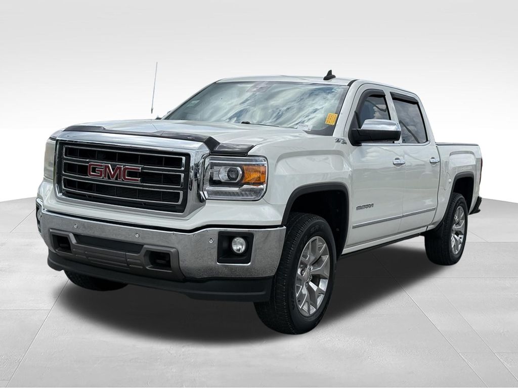 White Diamond Clearcoat 2015 GMC Sierra 1500 Pickup Truck Four-Wheel Drive 6-Speed Automatic Overdrive