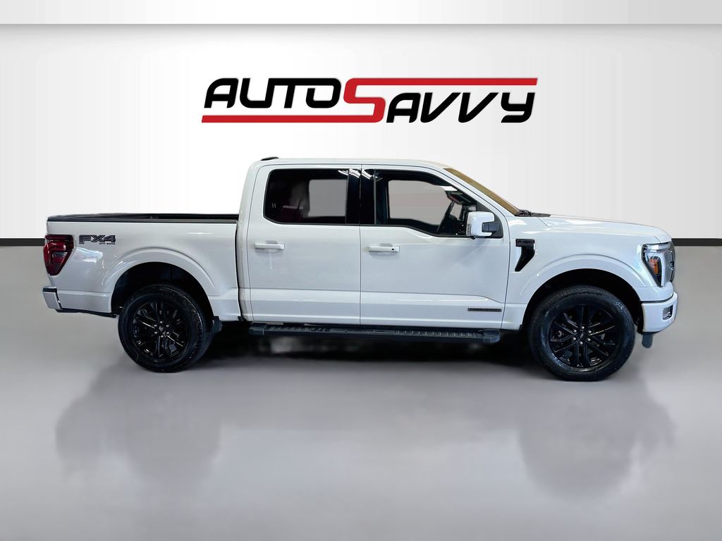 Used 2024 White Metallic Ford Lariat image 8