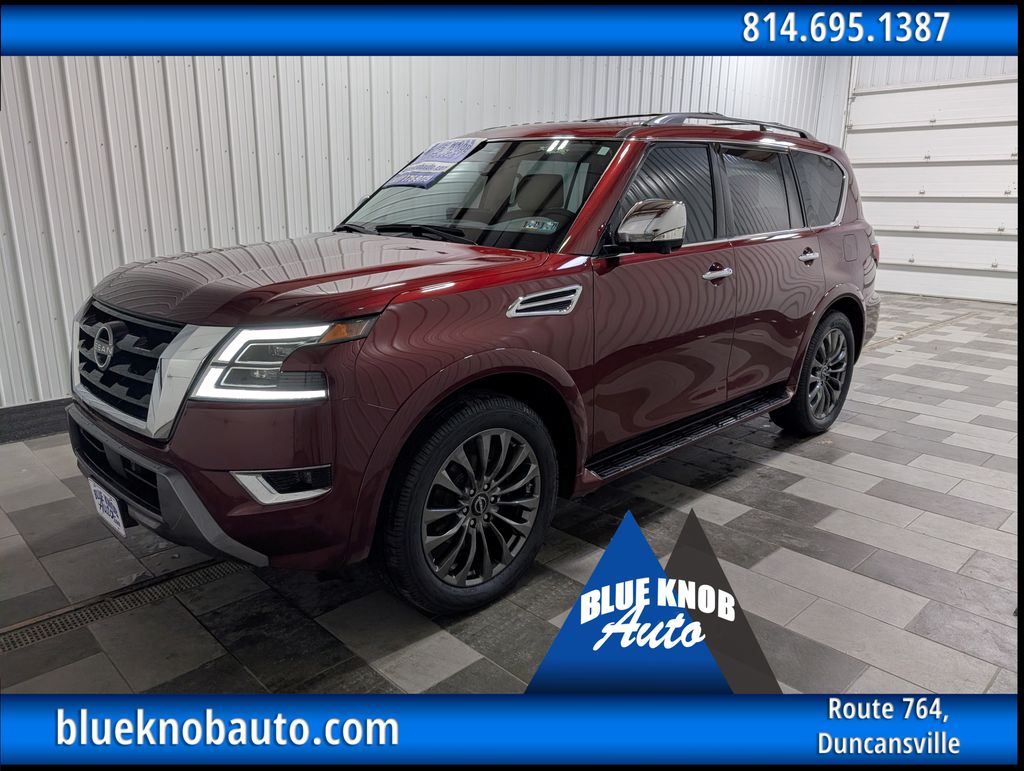 Coulis Red Pearl 2023 Nissan Armada SUV / Crossover Four-Wheel Drive 7-Speed Automatic