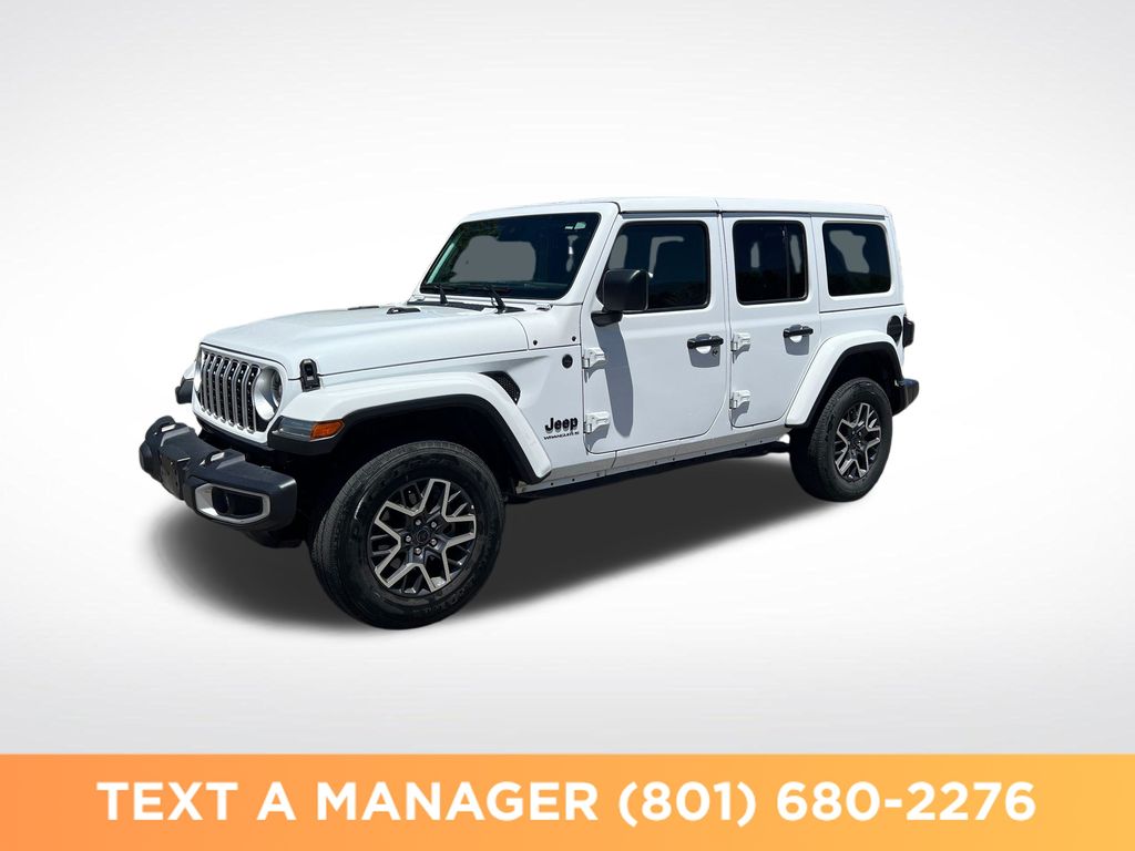 Bright White Clearcoat 2025 Jeep Wrangler SUV / Crossover Four-Wheel Drive 8-Speed Automatic