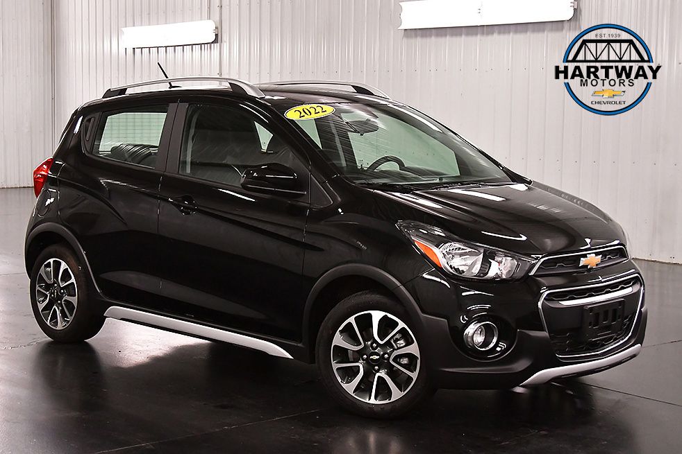 Mosaic Black Metallic 2022 Chevrolet Spark Hatchback Front-Wheel Drive Continuously Variable Transmission