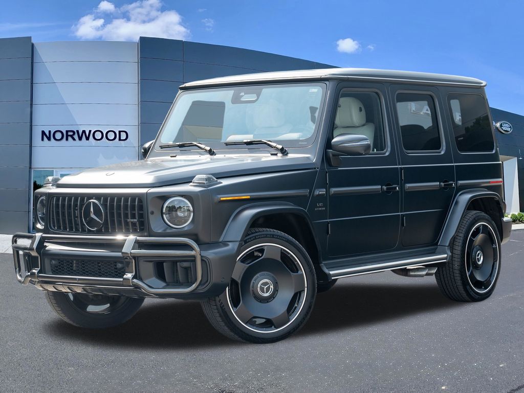 MANUFAKTUR Night Black Magno 2025 Mercedes-Benz G-Class AMG G 63 4MATIC SUV / Crossover All-Wheel Drive 9-Speed Automatic