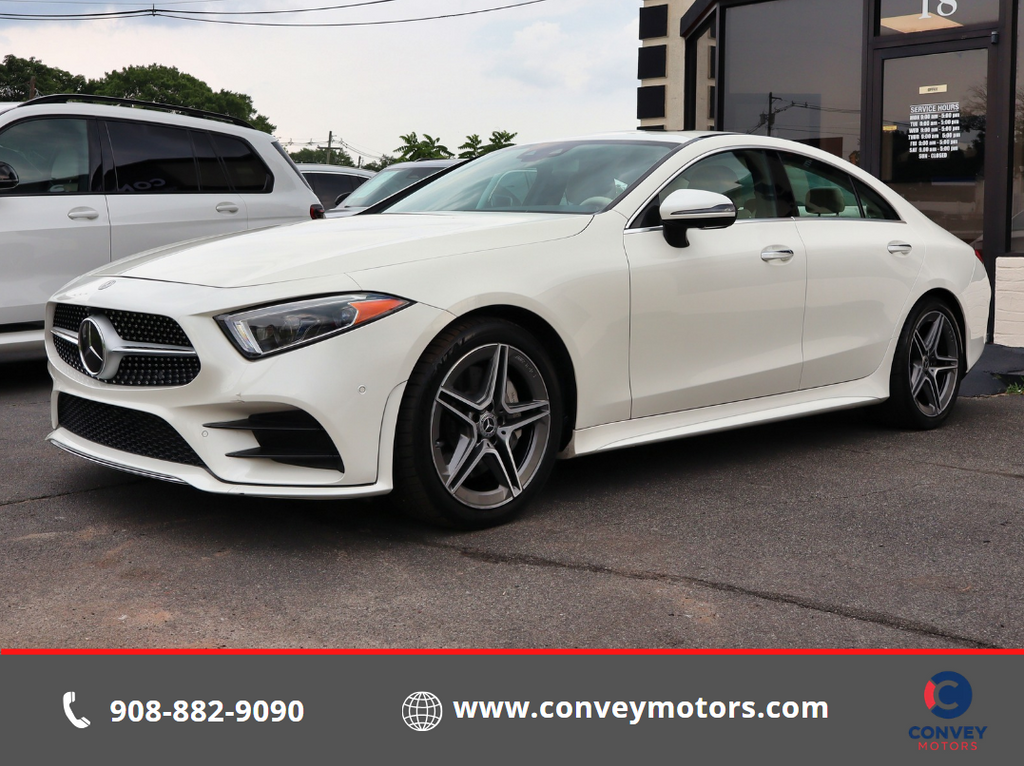 White 2019 Mercedes-Benz CLS Sedan All-Wheel Drive 9-Speed Automatic