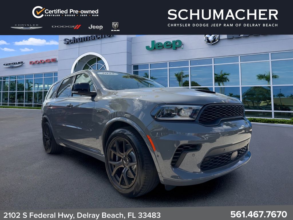 Destroyer Gray Clearcoat 2025 Dodge Durango R/T 20th Anniversary Plus AWD SUV / Crossover All-Wheel Drive 8-Speed Automatic