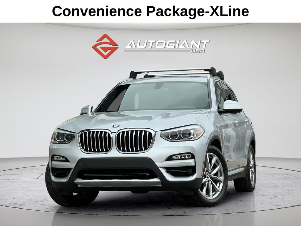 Glacier Silver Metallic 2018 BMW X3 SUV / Crossover All-Wheel Drive 8-Speed Automatic