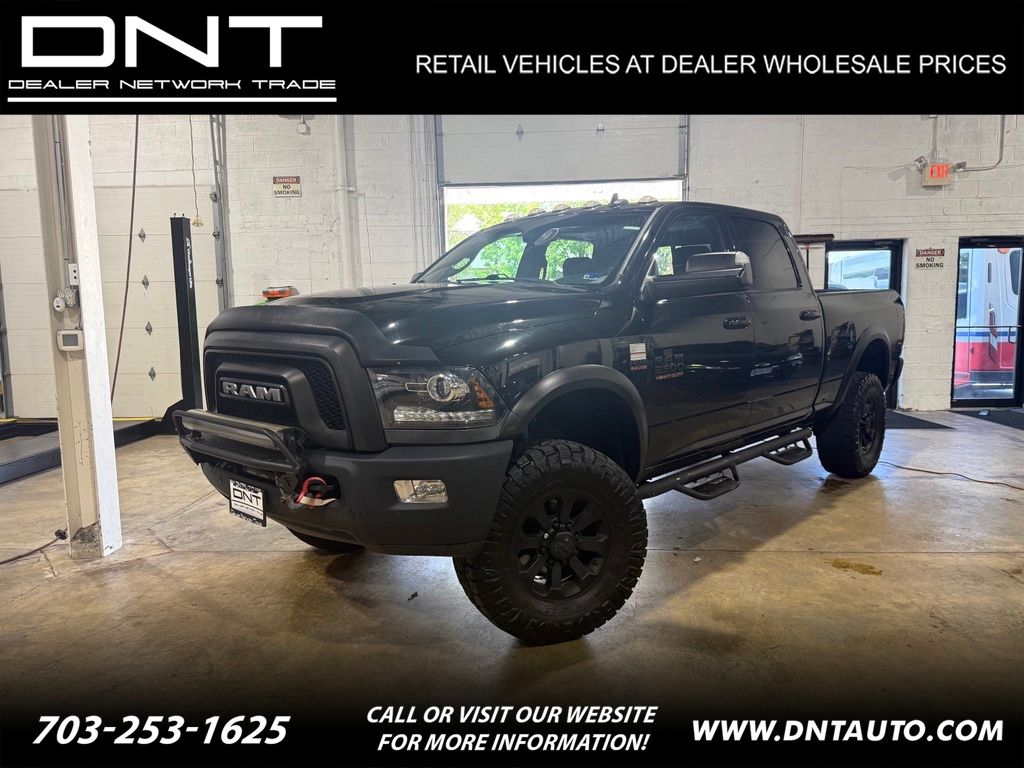 Brilliant Black Crystal Pearlcoat 2017 RAM 2500 Pickup Truck Four-Wheel Drive 6-Speed Automatic