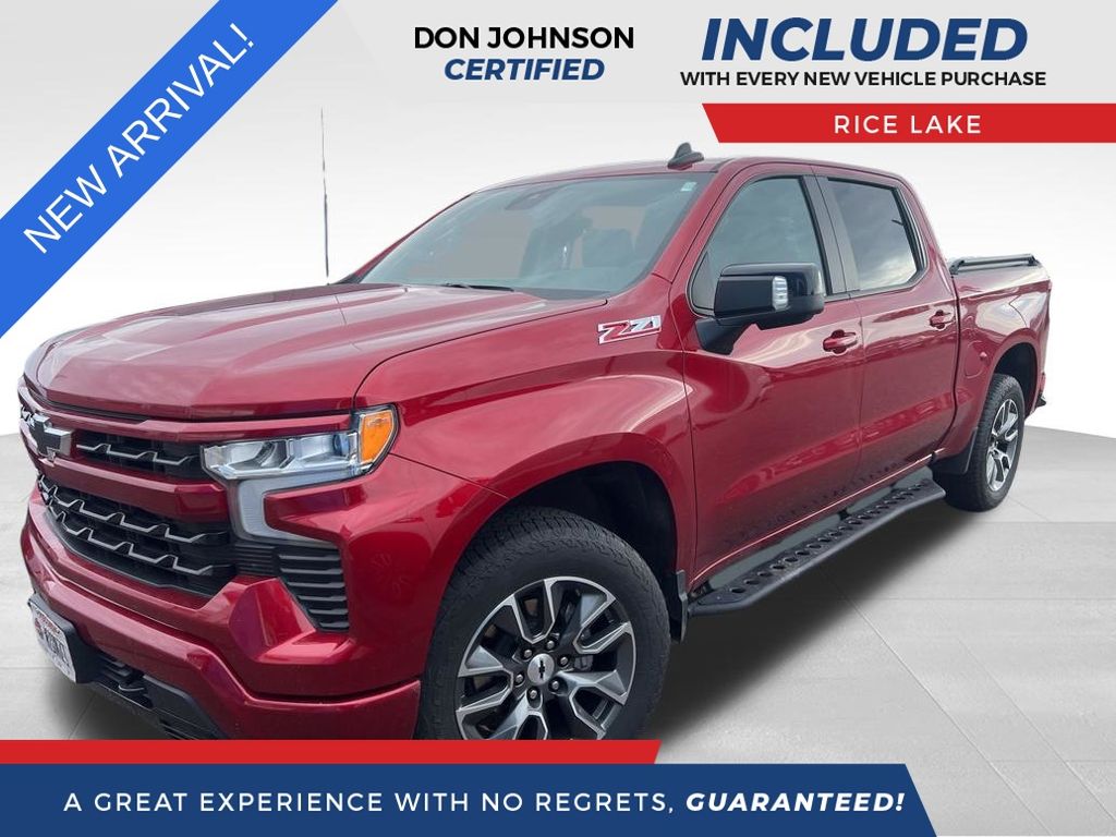 Radiant Red Tintcoat 2023 Chevrolet Silverado 1500 RST Crew Cab 4WD Pickup Truck Four-Wheel Drive Automatic