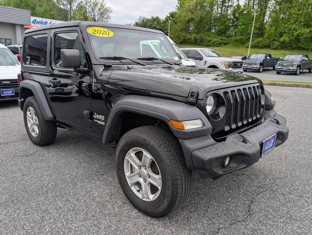 Black Clearcoat 2020 Jeep Wrangler Sport S 4WD SUV / Crossover Four-Wheel Drive 8-Speed Automatic