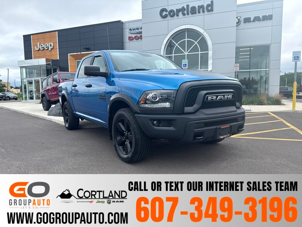 Hydro Blue Pearlcoat 2020 RAM 1500 Pickup Truck Four-Wheel Drive 8-Speed Automatic