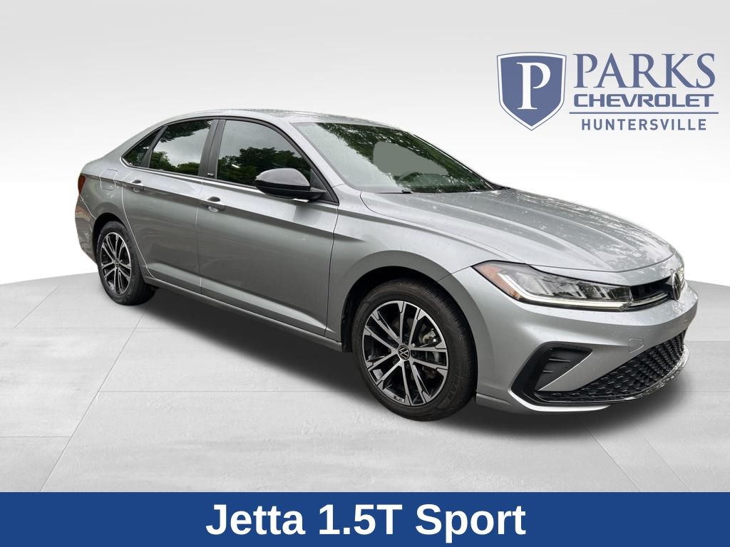 Monterey Blue 2025 Volkswagen Jetta Sport FWD Sedan Front-Wheel Drive 8-Speed Automatic