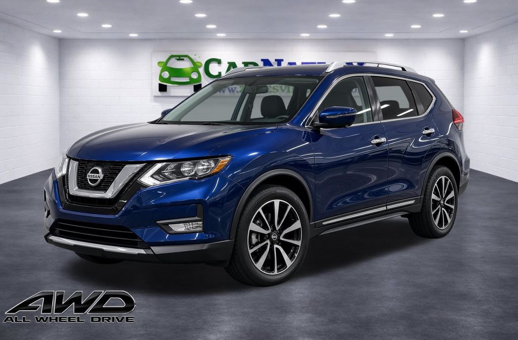 Caspian Blue 2018 Nissan Rogue SUV / Crossover All-Wheel Drive Continuously Variable Transmission