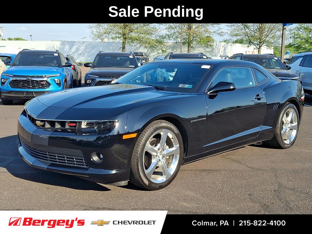 Black 2015 Chevrolet Camaro 2LT Coupe RWD Coupe Rear-Wheel Drive 6-Speed Automatic