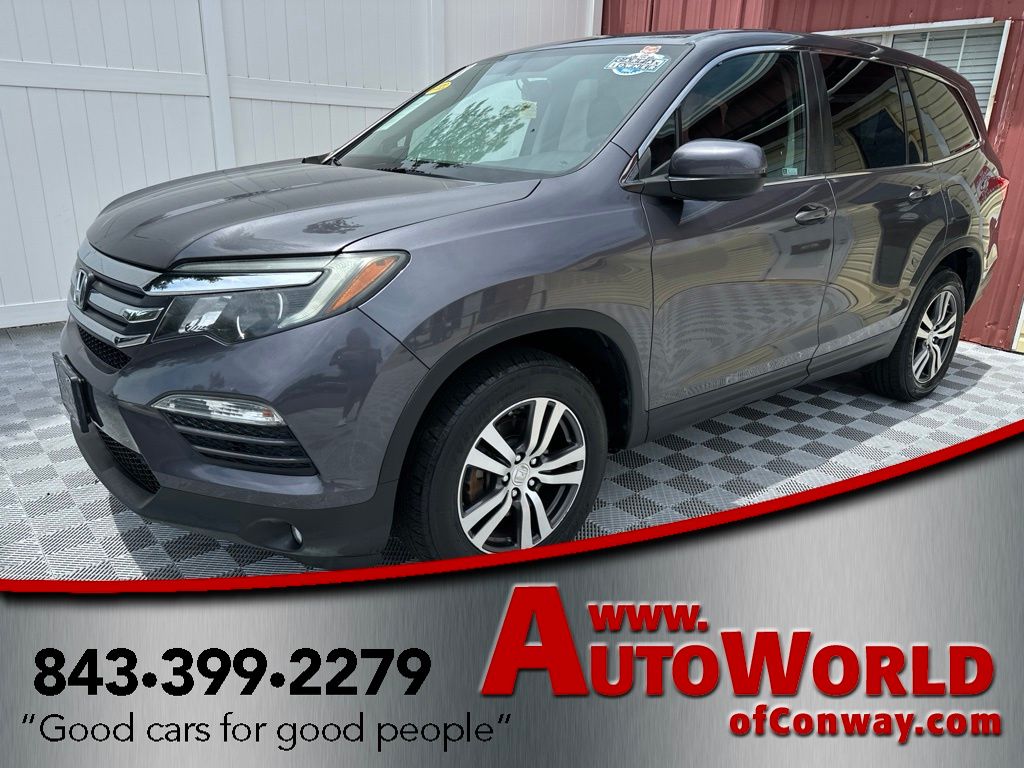 Gray (Modern Steel Metallic) 2018 Honda Pilot SUV / Crossover All-Wheel Drive 6-Speed Automatic