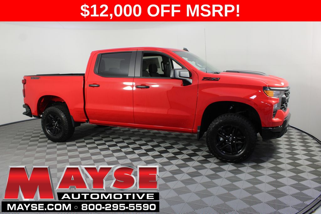 Red Hot 2026 Chevrolet Silverado 1500 Pickup Truck Four-Wheel Drive Automatic